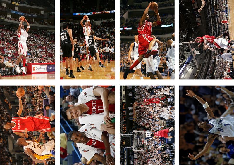 8 Pieces NBA Tracy McGrady Posters Frameless 11.5x16.5 Inch