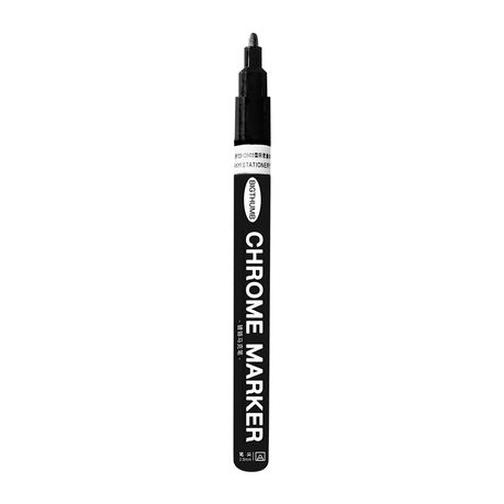 Silver Liquid Mirror Chrome Markers: 3 Chrome Paint Pens Permanent Chrome  Mirro