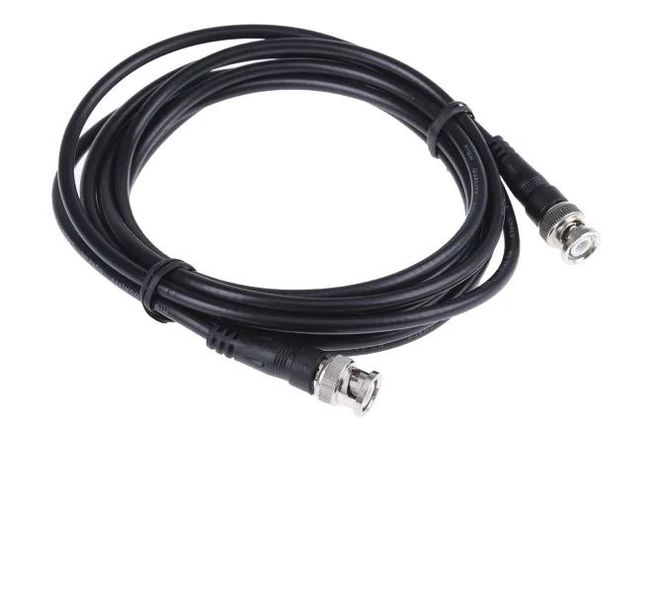 Black 3m Male BNC to Male BNC Coaxial Cable