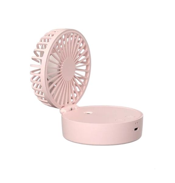 19ml 3 Speed Rechargeable Misting Fan With A Lanyard