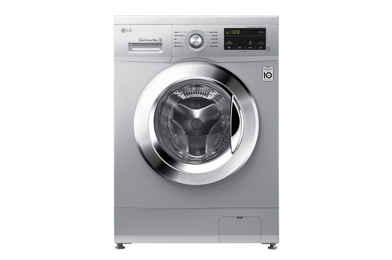 LG 8Kg Front Loader Washing Machine - Luxury Silver-FH2J3TDNP5P.ALSQESA