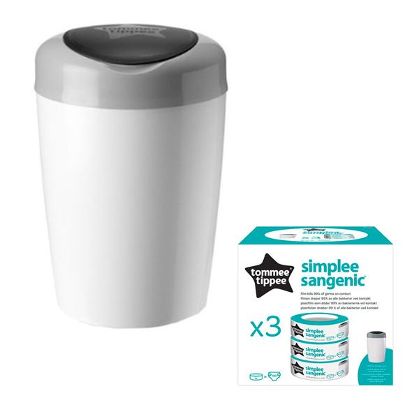 Tommee Tippee Sangenic Nappy Disposal Bin and Refill Pack