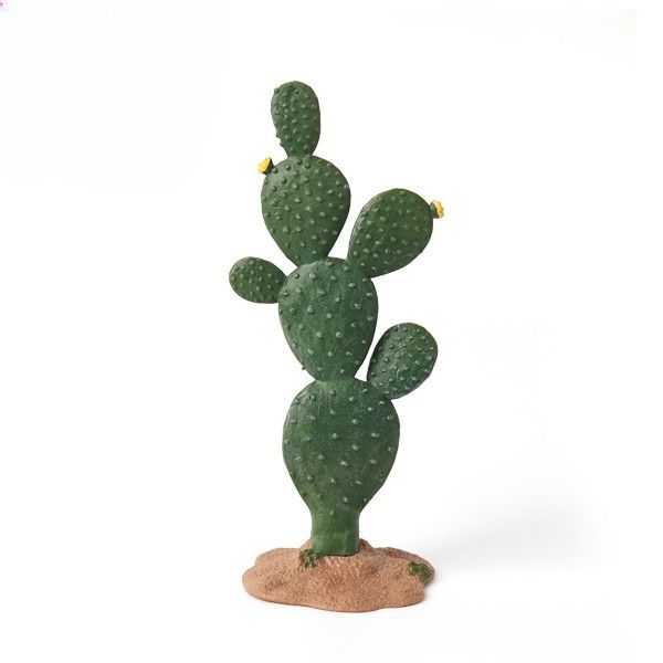 Simulation Cactus - Modern Home &amp; Study Room Ornament - Green