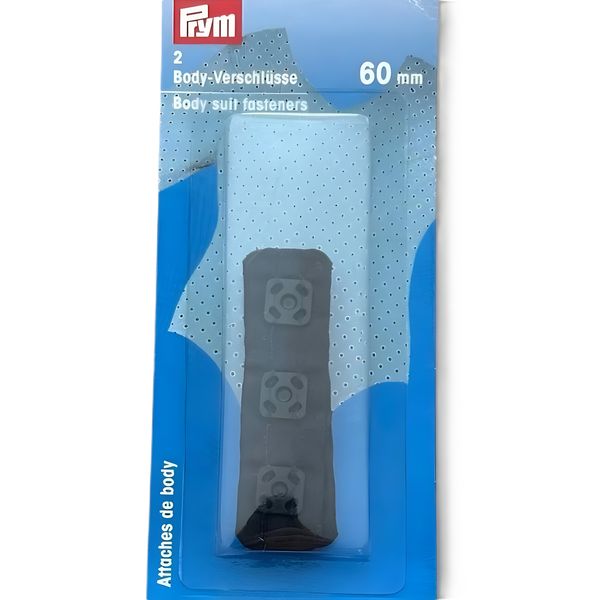 Prym Sew On 6mm Body Suit Plastic Stud Press Fastener | Black | White