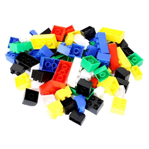 SmartKids Multi Coloured Educational Building Blocks - 0.5kg