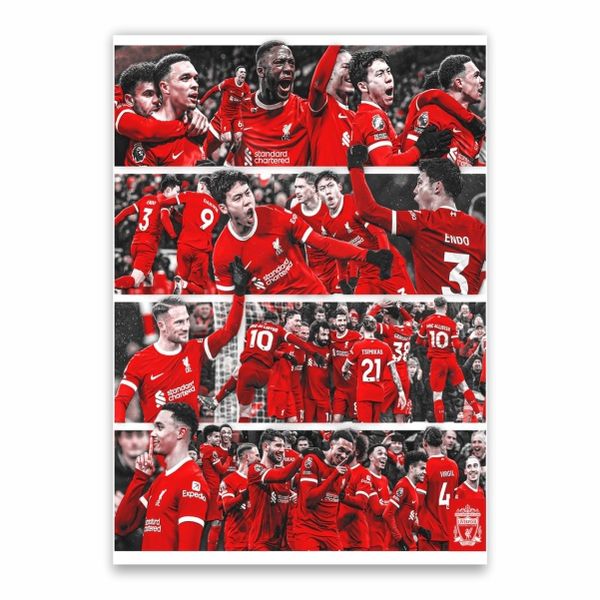 Liverpool Comeback Collage Poster - A1