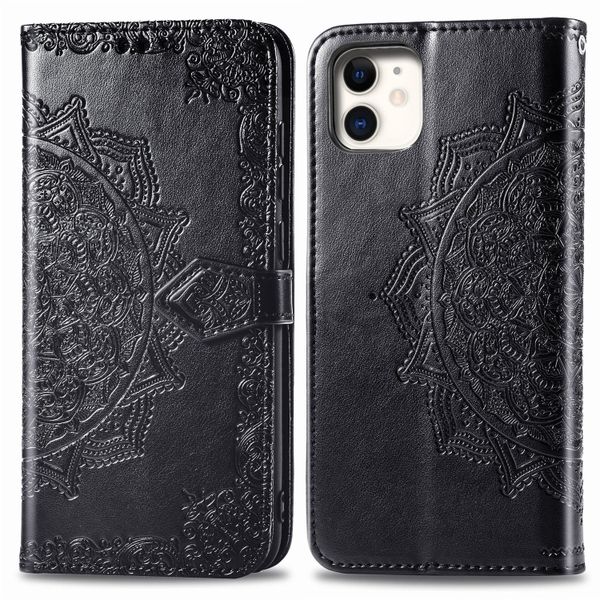 Leather Wallet Case Compatible With iPhone 11 Flip Cover