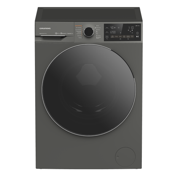 GRUNDIG GWD 61400 Onyx 10/6 kg Front Loading Washer Dryer