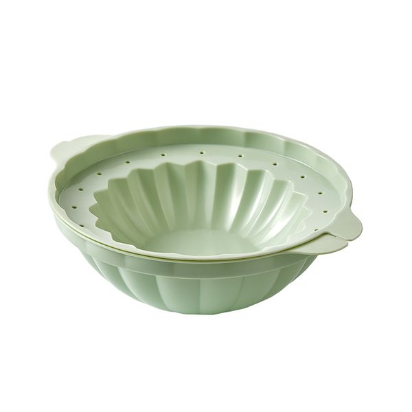 Ice Bowl Mold Plastic Ice Dish Mold for Fresh-keeping DIY Cooking - Green