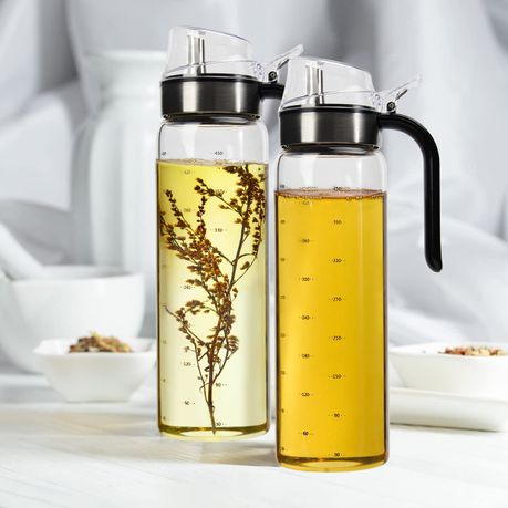 Non-Drip Cooking Oil Dispenser with A Scale and Hand Flip Lid - 500ml, Shop Today. Get it Tomorrow!