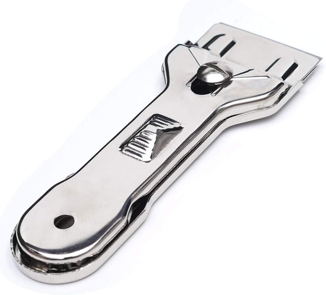 Heavy Duty Stainless Steel Glass &amp; Ceramic Hob Scraper Tool Subtitle