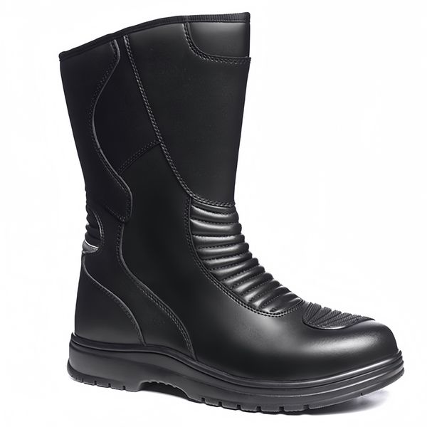 Men's Motorcycle Boots Outdoor Safety Boots Waterproof Biker Boot