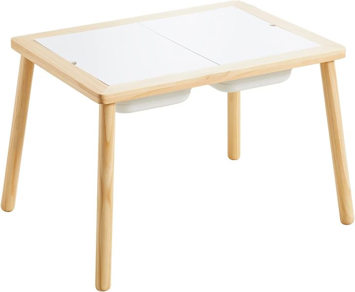 Children's Indoor Outdoor Sensory Play Table for Homework, Meals, and Playtime