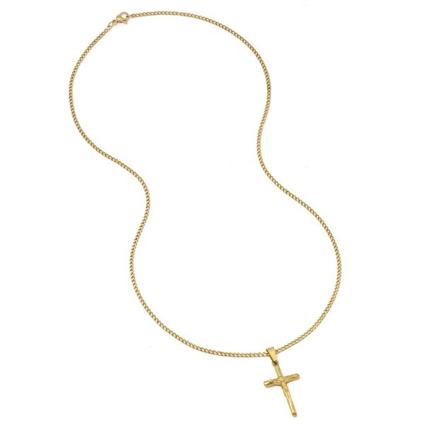 Androgyny Stainless Steel Crucifix Cross Necklace