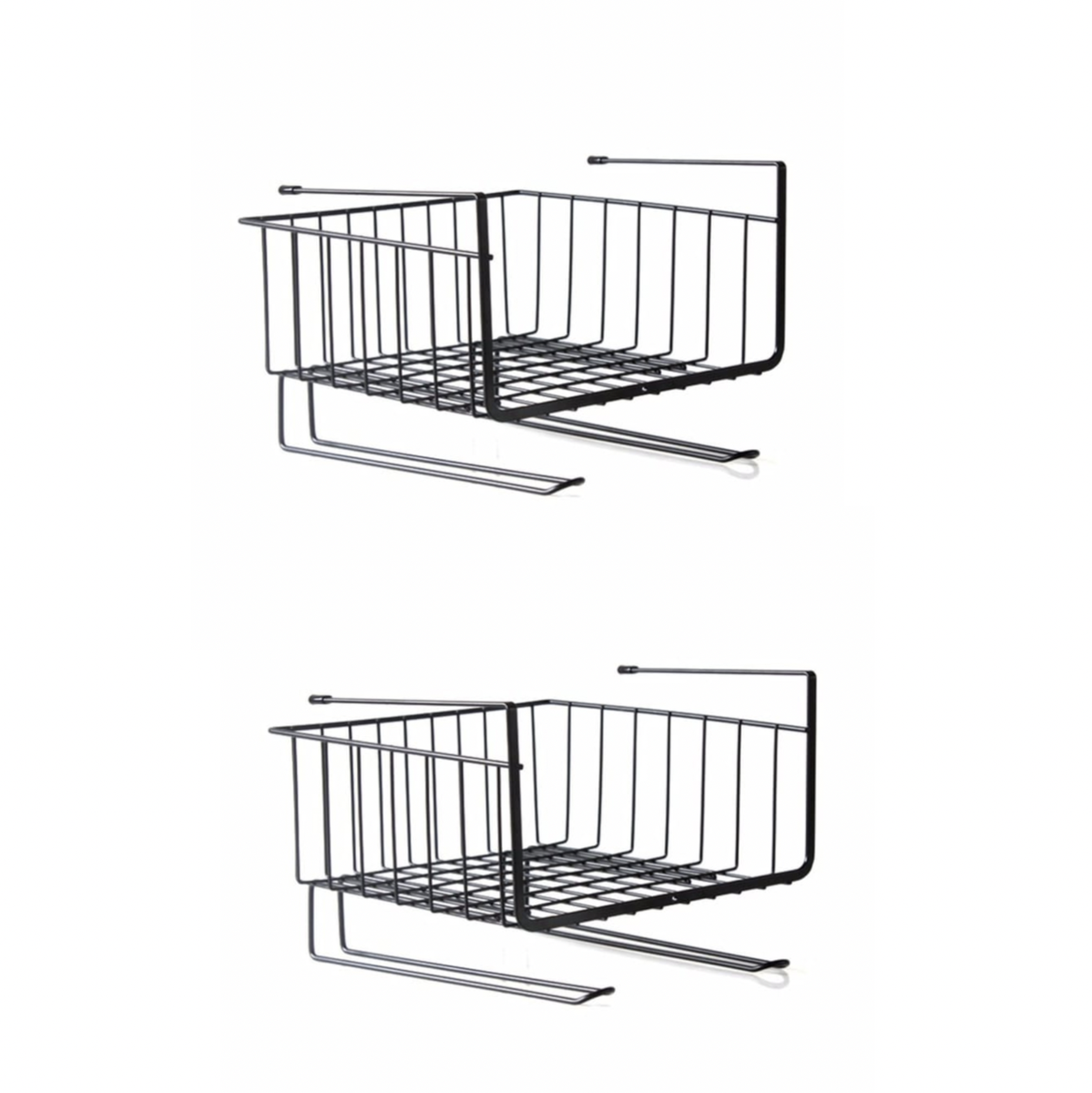 Under Shelf Storage Basket with Hooks 2 Pack Shop Today. Get it Tomorrow!