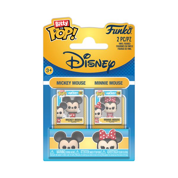 Funko Bitty Pop! Disney: Mickey Mouse &amp; Minnie Mouse