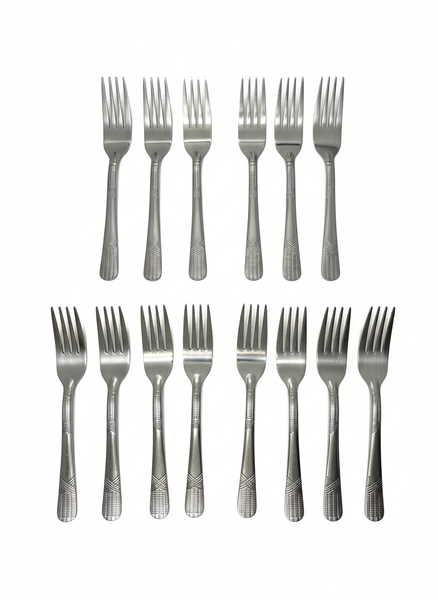 12 Pieces Stainless Steel Dinner Forks Heavy-Duty Stainless Steel
