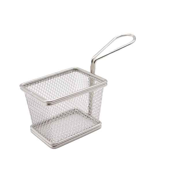Stainless Steel Fryer Basket - Mini French Fries Serving Basket