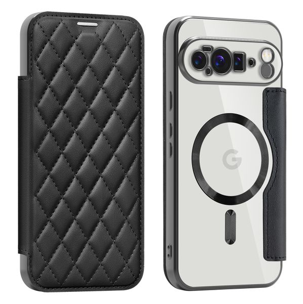Magnetic Magsafe Leather Cover Compatible With Google Pixel 10 Pro XL