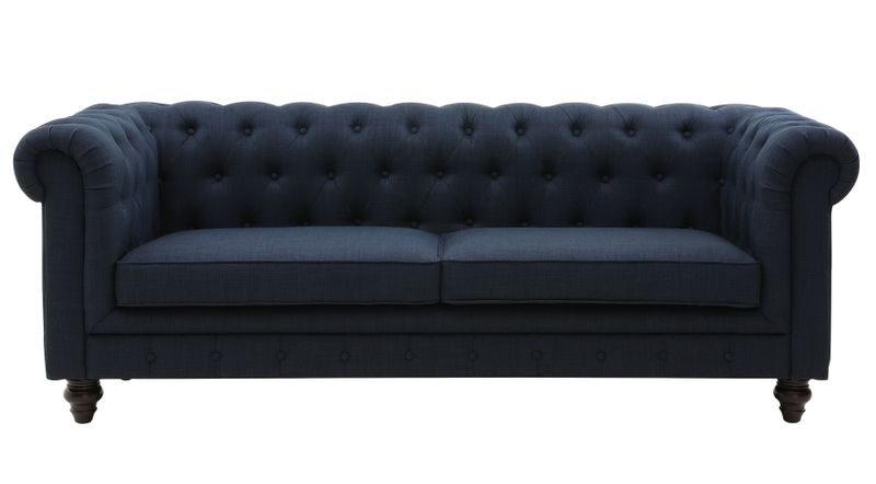 George &amp; Mason - Regale Tufted 3-Seater Couch