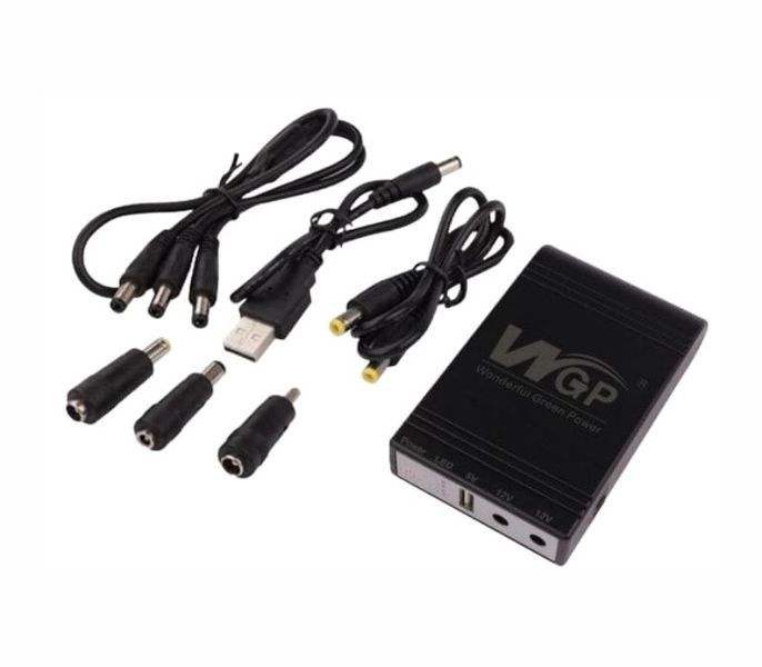 WGP 10400mAh USB and DC outputs Mini Ups Multi Functions Ups
