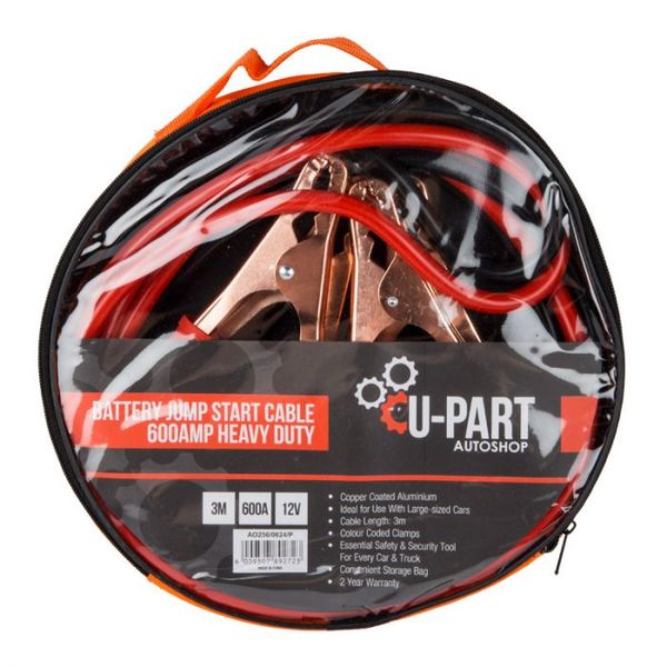 U-Part - Jumper Cable H/Duty 600Amp