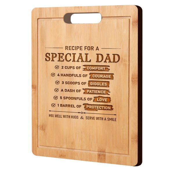 Cutting Board Laser Engraved Bamboo Chopping Block Wedding Gift for Couples