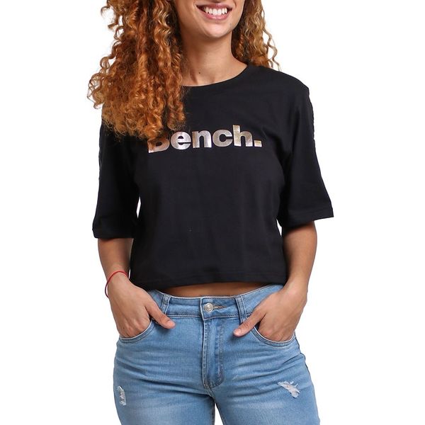 Bench-Women-Allegra Cropped Ss Tee-Black
