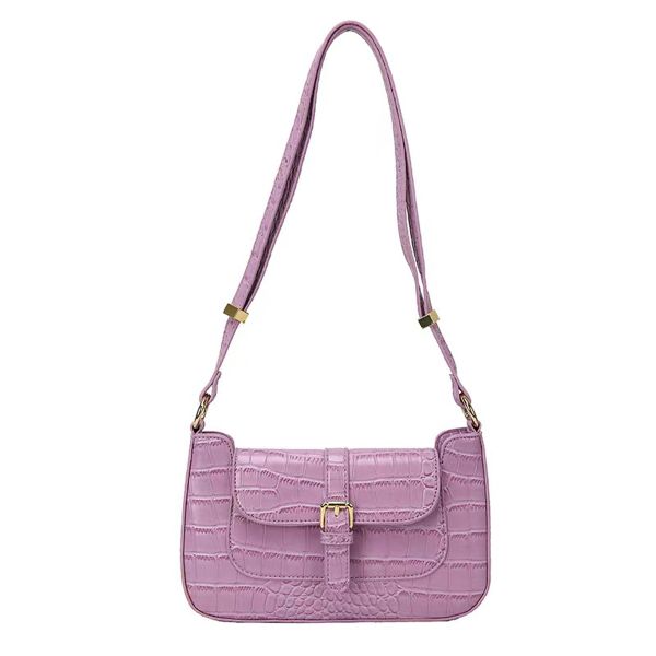 Ladies Purple Crossbody Handbag (HB-DM802-PU)