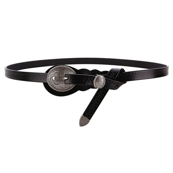 Fashion Retro and Stylish Faux Leather Waist Slimming Pin Buckle Belt