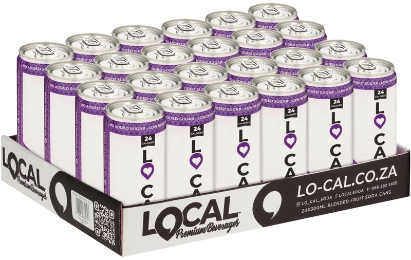 Lo Cal Granadilla Fruit Drink Soda 24 x 300ml
