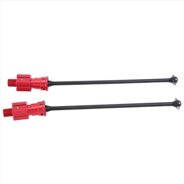 1Pair Thicker Metal Front Rear Drive Shaft Driveshaft Red