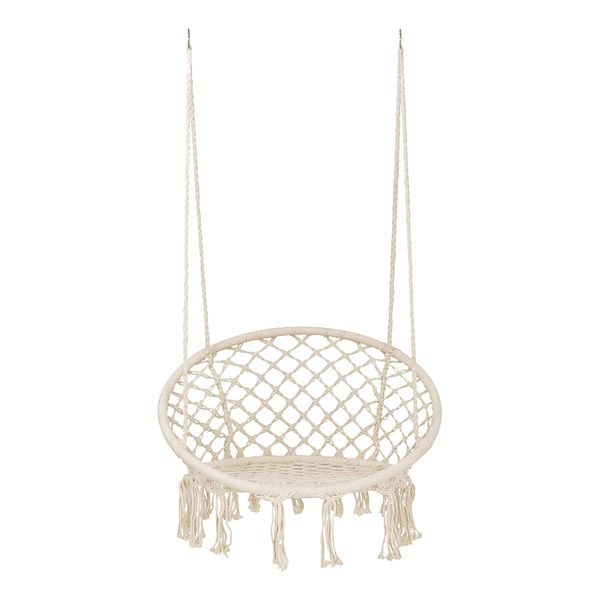 Hanging Chair Cotton Swing for Children &amp; Adults - Garden Furniture - Christmas Gift