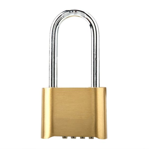 4-Digit Waterproof Brass Padlock