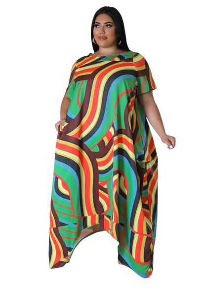 Wardrobenthings Your Choice Vanna 2 in 1 Plus Size Dress or Jumpsuit
