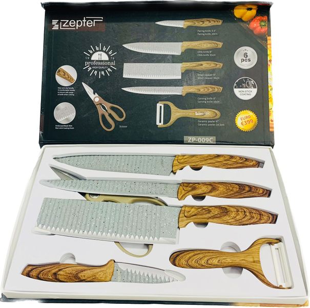 Zepter Professional High Quality Knife Set &amp; Inyati Gift Card