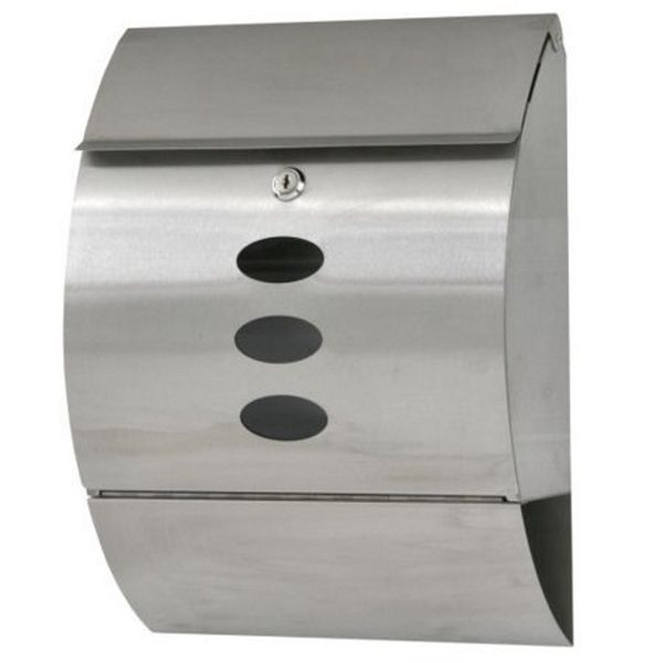 Stainless Steel Curved Mailbox Postbox