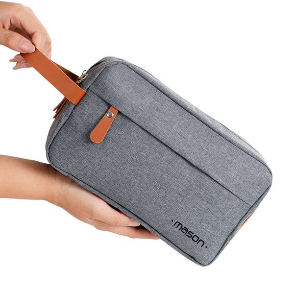 Mason Cosmetic Bag Dark Grey