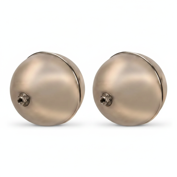 Torrenti Stainless Steel Ball Valve Float 110mm for Fluid Control - 2 Pack