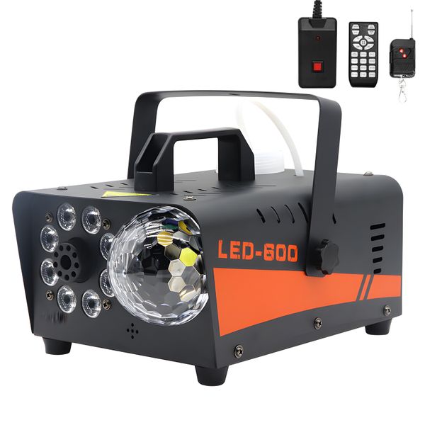 Smoke Smoke Machine,Fog Machine with Disco Ball Light with 13 Colorful LED