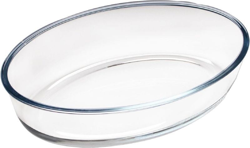 Oval Casserole - 3.0L Glass Oven Baking Dish.