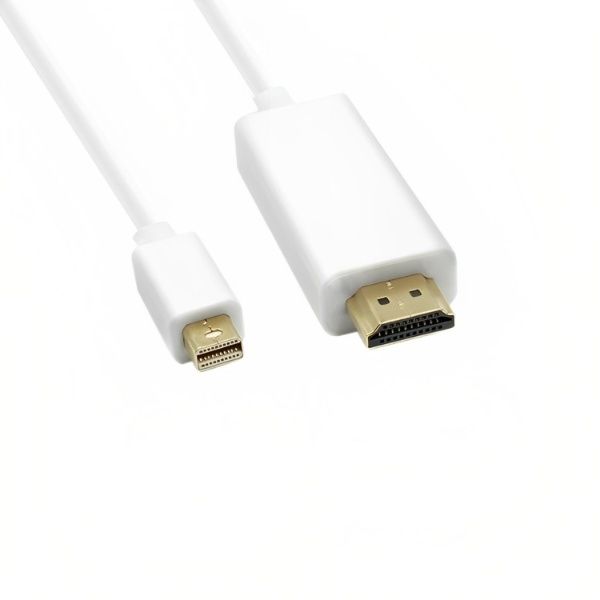 Mini DP To HDTV Adapter-White 2m