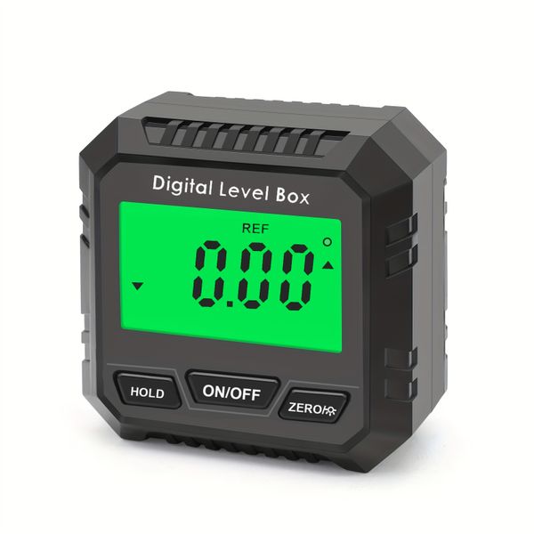 Digital Protractor with LCD Backlight, 360 Tilt Gauge, 0.01 Accuracy