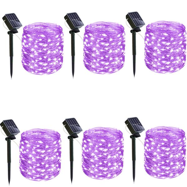 6x Fairy Lights Solar Outdoor String Light Christmas Light