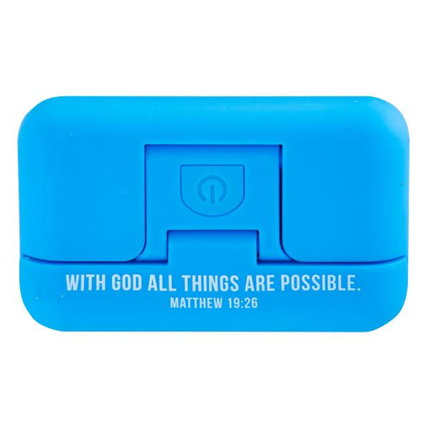 With God All Things Are Blue (Hydraulic Booklight)