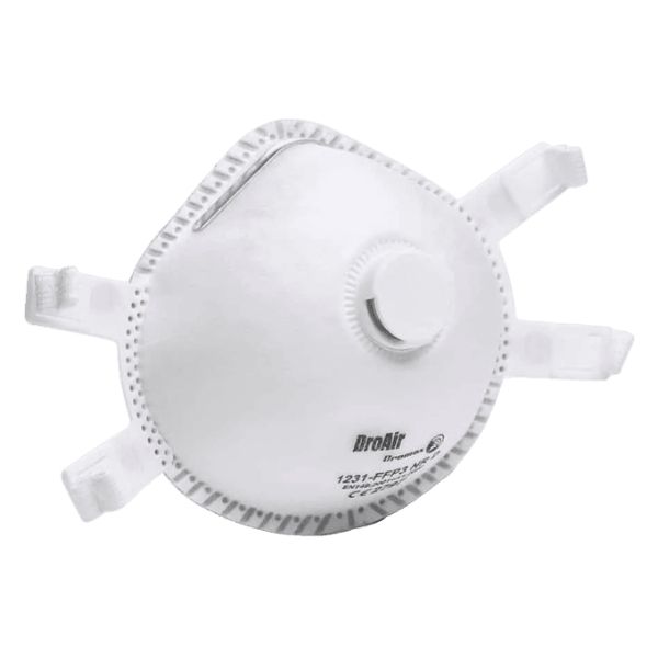 Dromex - DroAir 1231 FFP3 Valved Moulded Disposable Masks