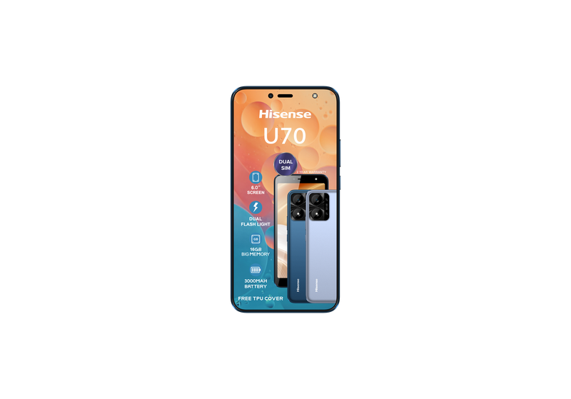 Hisense U70 16GB 3G Dual Sim - Blue