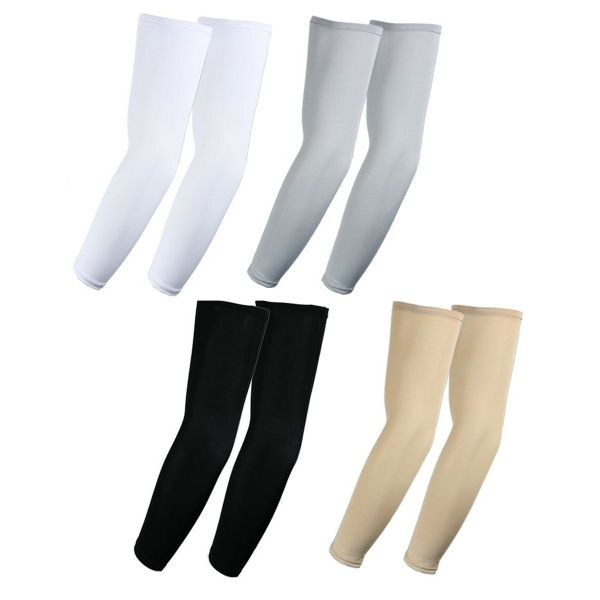 Multi-Colour Pack of Arm Compression Sleeves - 4 Pairs