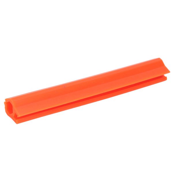 Orange Rubber Guitar Pick Holder Compatible With Mic Stand