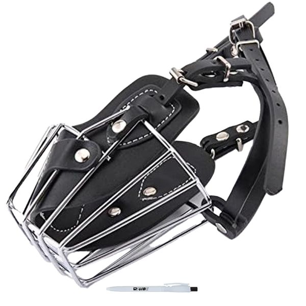 High Quality Comfy Easy Use Med - Large Dog Breed Muzzle With ReVibe Pen